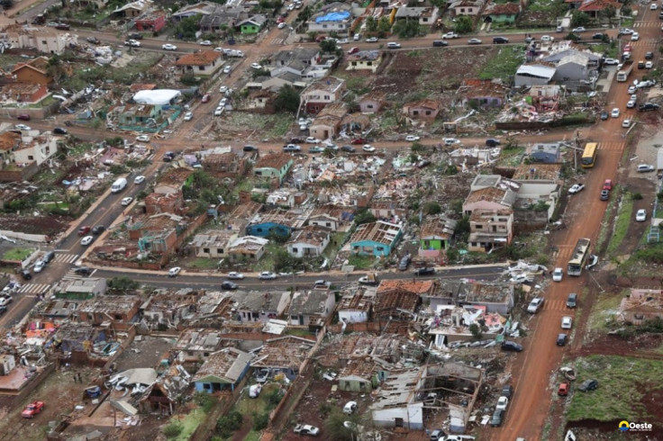 Após tornado, Enem é suspenso em Rio Bonito do Iguaçu, no Paraná