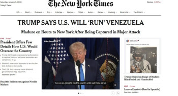 Ataque de Trump à Venezuela é ilegal e imprudente, diz New York Times