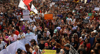 Basta ao Feminicídio é o grito do Levante de Mulheres em São Paulo