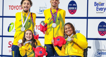 Brasil chega a 12 medalhas no Mundial de Natação Paralímpica