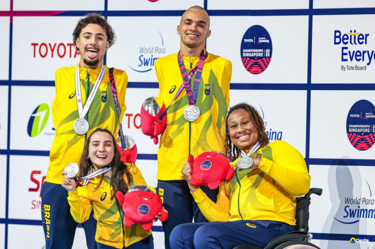Brasil chega a 12 medalhas no Mundial de Natação Paralímpica