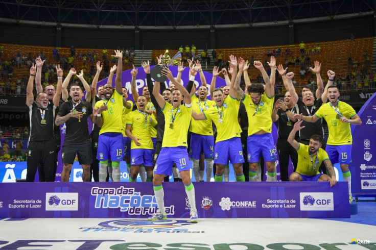 Brasil conquista a Copa das Nações de Futsal