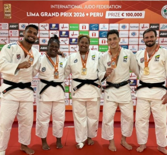 Brasil é campeão geral do Grand Prix de judô no Peru com 11 medalhas