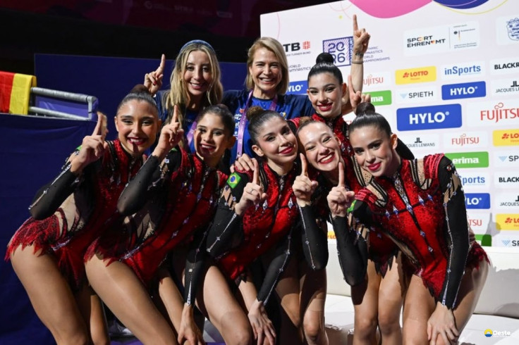 Brasil faz história e leva dois ouros no Mundial de ginástica rítmica