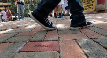 Calçadão em SP homenageia personalidades que lutaram pela democracia