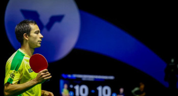 Calderano e Bruna Takahashi de despedem de WTT Champion Frankfurt