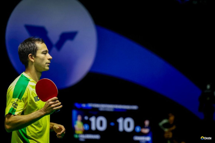 Calderano e Bruna Takahashi de despedem de WTT Champion Frankfurt