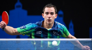 Calderano é eliminado por Lebrun na estreia de simples do WTT Finals