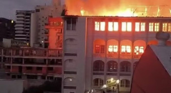 Colégio Marista, em Santa Maria (RS), é atingido por incêndio