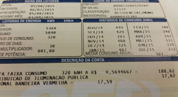 Consumidor pagará menos na conta de luz em janeiro