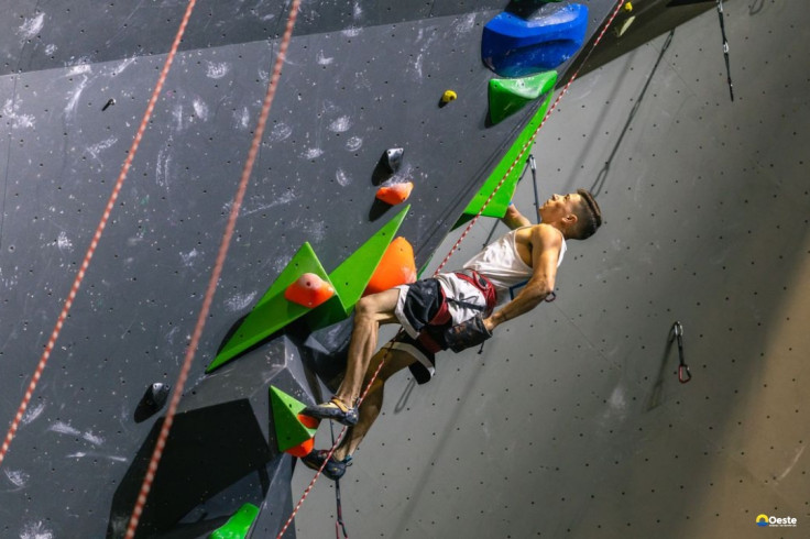 Eduardo Schaus leva bronze na Copa do Mundo de paraescalada na França