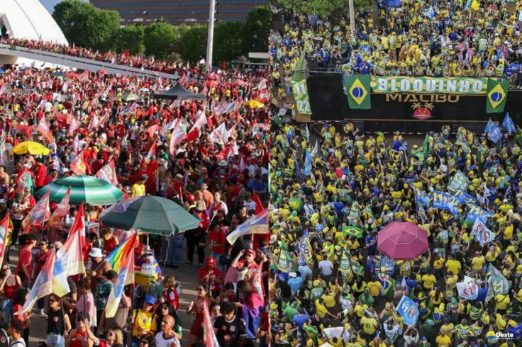 Em Brasília, atos por Lula e Flávio ficam a 2 km de distância