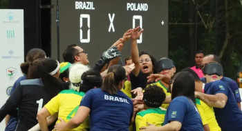 Estreante, Brasil avança às semifinais do Mundial de cegas na Índia