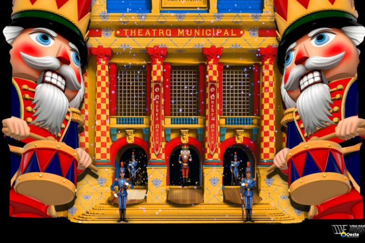 Fachada do Theatro Municipal do Rio vai mostrar O Quebras Nozes