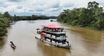 Flotilha Yaku Mama chega à COP30 com demandas de povos indígenas