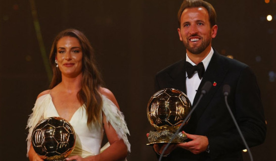 Harry Kane e Alexia Putellas vencem prêmio Bola de Ouro de 2026