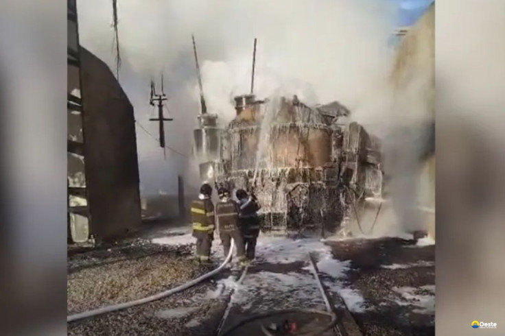 Incêndio atinge subestação de energia em Embu-Guaçu