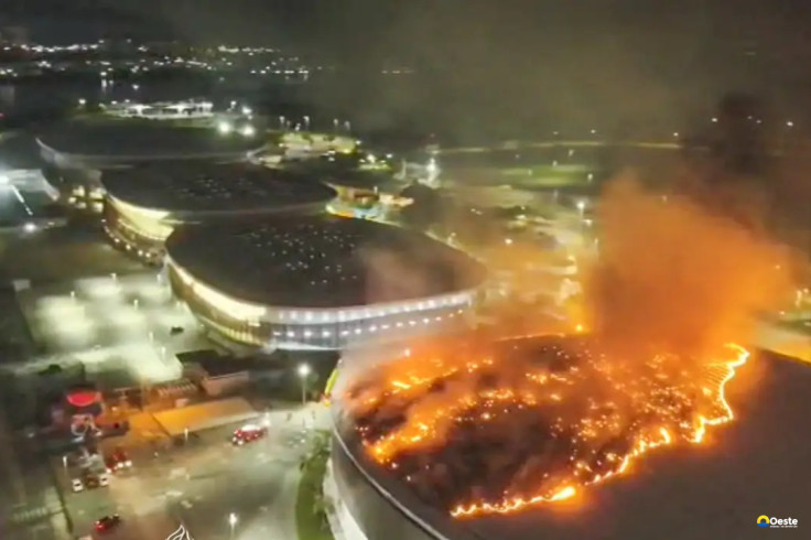 Incêndio não atinge pista do Velódromo Olímpico no Rio