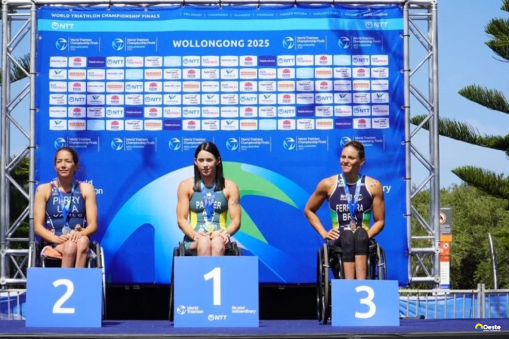 Jéssica Ferreira conquista bronze no Mundial de triatlo paralímpico