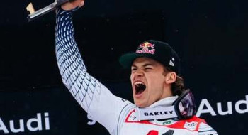 Lucas Pinheiro abre temporada com ouro em slalom gigante na Áustria