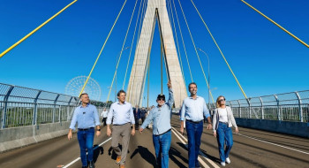 Lula inaugura ponte em Foz do Iguaçu e critica quem constrói “muros”