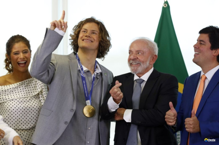 Lula recebe Lucas Pinheiro, medalha de ouro nos Jogos de Inverno