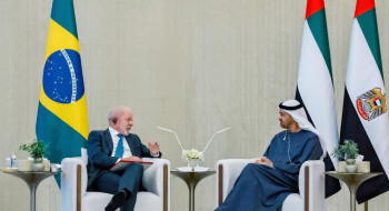 Lula se reuniu com presidente dos Emirados Árabes Unidos