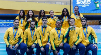 Parapan de Jovens: Brasil garante dobradinha dourada no goalball