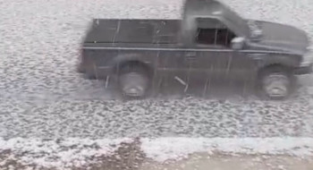 Queda de granizo atinge mais de 34 mil pessoas em Erechim