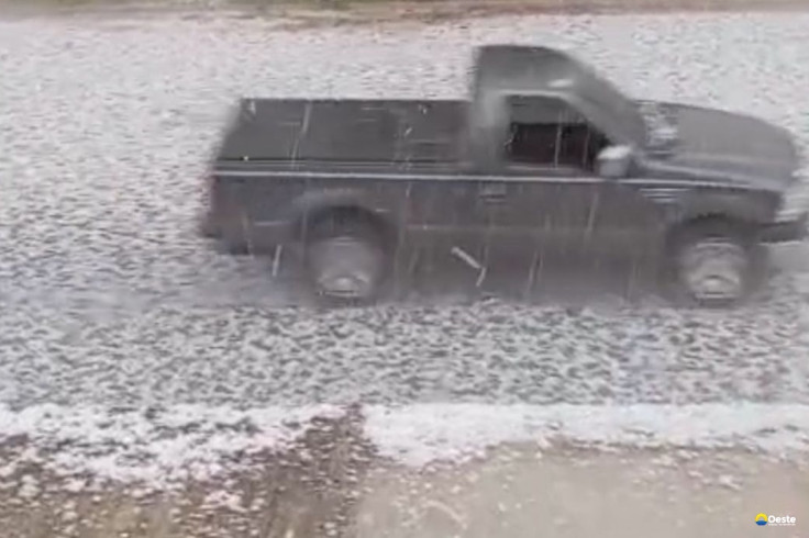 Queda de granizo atinge mais de 34 mil pessoas em Erechim