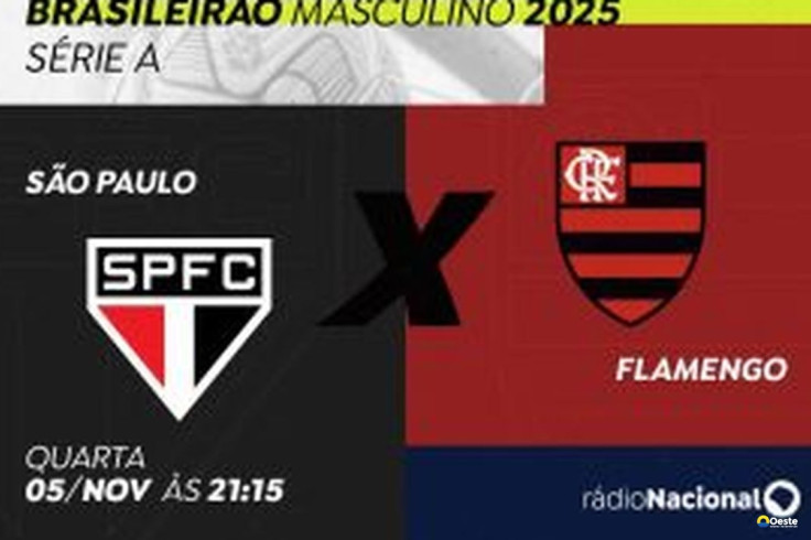 Rádio Nacional acompanha São Paulo e Flamengo ao vivo nesta quarta