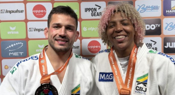 Rafaela Silva é ouro e Cargnin bronze no Grand Prix de judô da Áustria