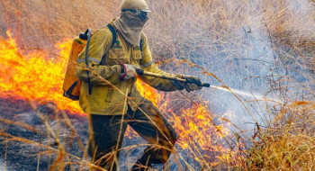 Raios provocam novo foco de incêndio na Chapada dos Veadeiros