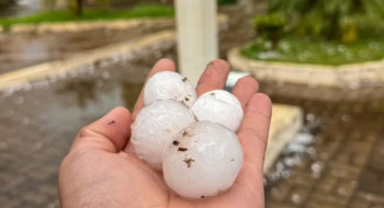 Região Sul tem previsão de chuva e granizo para esta terça-feira