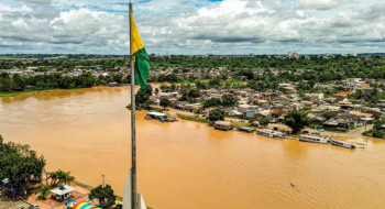 Rio Acre supera cota de inundação em Rio Branco, mas deve baixar