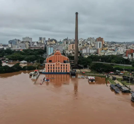 Rio Guaíba pode atingir cota de alerta até sexta-feira em Porto Alegre