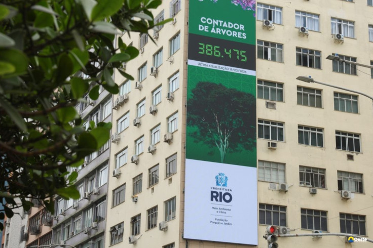 Rio lança painel para população acompanhar plantio de árvores