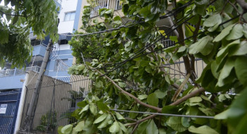 Rio registra fortes ventos devido à passagem de frente fria