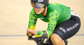 Sabrina Custódia voltou a brilhar no Mundial de ciclismo de pista