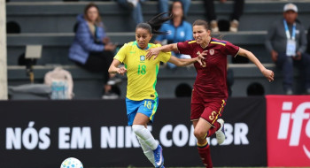 Seleção feminina perde de 2 a 1 para Venezuela em amistoso