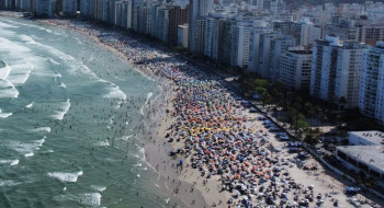 SP: Defesa Civil emite alerta extremo de temporal no Guarujá