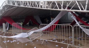 SP: Uma pessoa morre e 40 se ferem em queda de estrutura durante festa