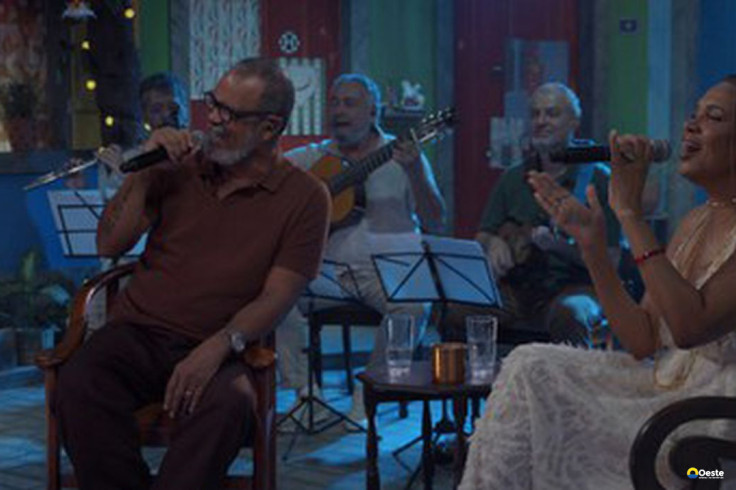 Teresa Cristina recebe Marquinho China no programa Samba na Gamboa