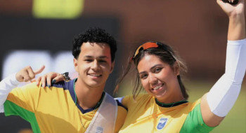 Tiro com arco do Brasil conquista 1ª medalha em um Parapan de Jovens